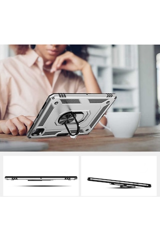 Zore Apple iPad Pro 3. Nesil 11 İnç - Uyumlu Uyumlu Tablet Vega Kapak-mavi Tablet Kılıfı