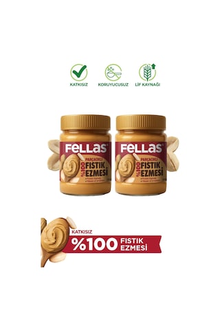 Fellas %100 Fıstık Ezmesi 300 G x 2