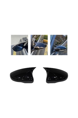 Vw Golf 6 Batman Yarasa Ayna Kapağı Piano Black
