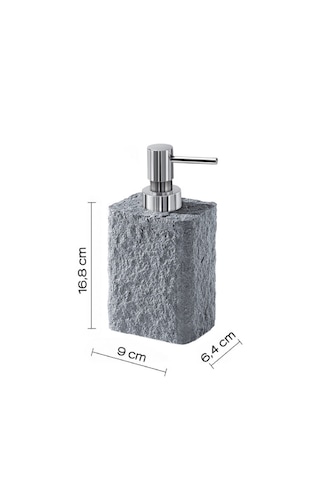 Aries Banyo Seti, Tezgah Üstü - Gri