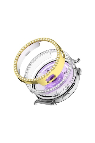 Huawei Watch Gt 6 41mm Tek Sıra Taşlı Kasa Koruyucu Ekran Koruyucusuz Teksıra