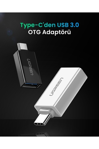 Ugreen Usb-c To Usb 3.0 Dönüştücü Adaptör, Siyah, 20808