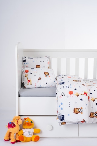 Patalena Home Pamuk 7 Parça Bebek Nevresim Takımı