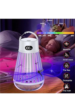 Novahub Elektrik Çarpması Sivrisinek Katili Lamba Tip-c Şarj