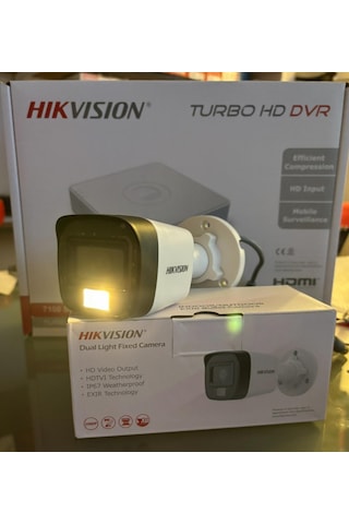 Hikvision 4 Kamerali Gece Renkli 4 Kanal 1 TB HDD