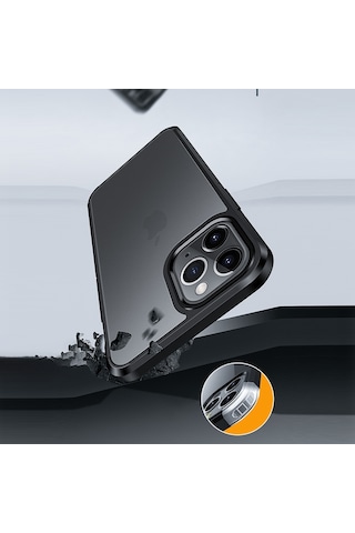 BİKAPAK ELIT FROZEN Apple Uyumlu iPhone 13 MİNİ SİYAH KAPAK