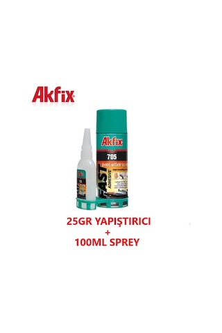 Akfıx Hızlı Yapıştırıcı 100ml+25gr.