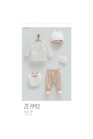 Basic Organik 5'li Set Hastane Çıkışı 2025 Ze1992 Ekru