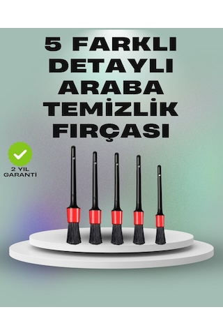 Hepsi 5'li Araç Temizlik Fırça Seti-detaylı Temizlik İçin Çok Amaçlı Fırçalar Najmaddin