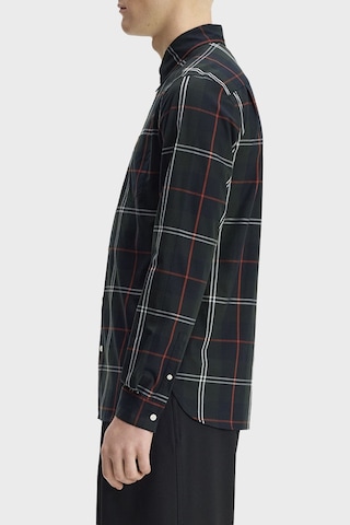 Fred Perry Pamuklu Regular Fit Ekoseli Gömlek Erkek Gömlek M3456 Q20 Koyu Yeşil