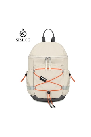 Hafif Açık Hava Sırt Çantası Nefes Alabilen Katmanlı Dağcılık Sırt Çantası Bej