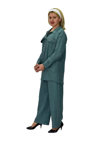 Kadın Ayrobin İkili Bluz Pantolon Takım Bgl-st03710 001