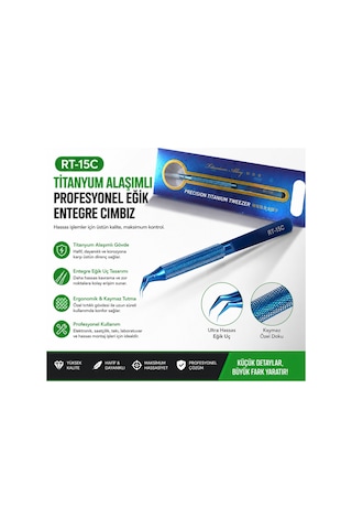 Rt-15c Titantum Alaşımlı Profesyonel Eğik Entegre Cımbızı