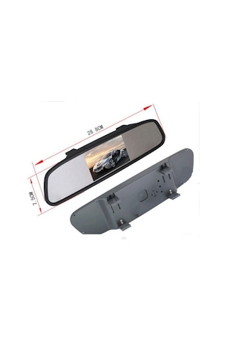 4.3 Aynadan Ekran Monitör+Türkiye