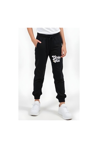 Fyk Kids Kız Çocuk Yuvarlak Yaka Baskılı Girls Fun Alt-üst Pijama Takımı Beyaz