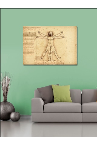 Kanvas Tablo Da Vinci'nin Adamı