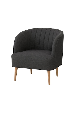 Ikea Koyu Gri Lüks Berjer Koltuk