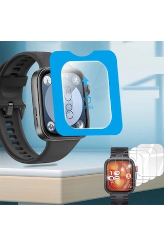 Huawei Watch Fit 4 Kolay Uygulama Aparatlı Cam Ekran Koruyucu