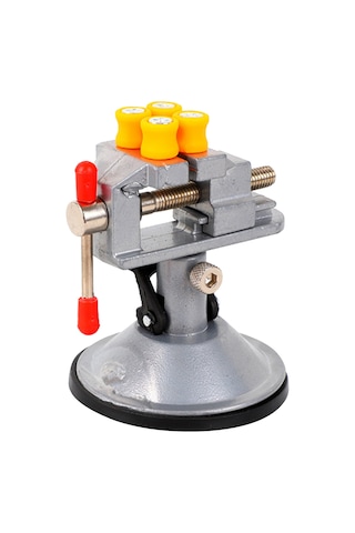 Skycity Alüminyum Mini Süspansiyon Tıkacı, 360 Döner Baş, 12-55mm Tutma Aralığı, Dört Desteği, Pürüzsüz Yüzeylere Uygun, Model Ve Saat Tamiri İçin