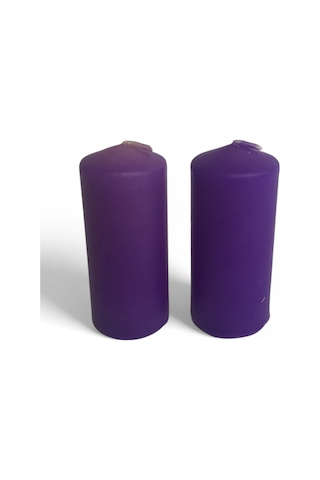 İkili Bar Mum Mor Mor