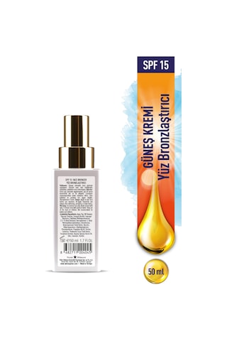 Eda Taşpınar Yüz Bronzlaştırıcı Krem SPF15 50 ML
