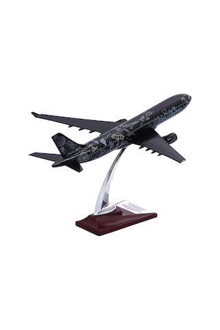 Zekupp - Maket Uçak - Airbus A330-300 1/200 - SİYAH DESENLİ ÖZEL