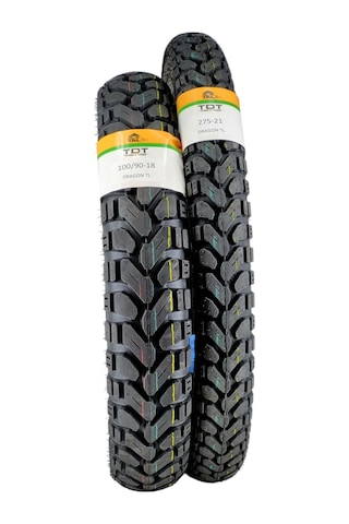 100/90-18 Ve 275-21 Tl Tubeless - Dubleks Lastik Takımı