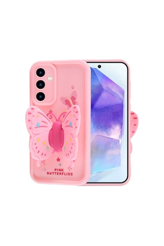 Galaxy Uyumlu A35 Kılıf Kamera Korumalı Figür Tasarımlı Kapya Kapak