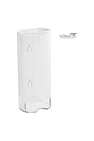 Novahub Şeffaf Duvara Monte Çorap Dolabı, Büyük Kapasiteli, Temizle Görünür, İçi Boş Toz Organizatörü Şeffaf