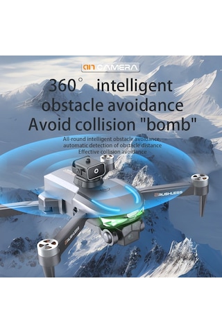 Çeşithane A17 2025 Katlanır Drone Esc Ayarlı Kamera, Optik Akış Sabitleme, Akıllı Homing, Fırçasız