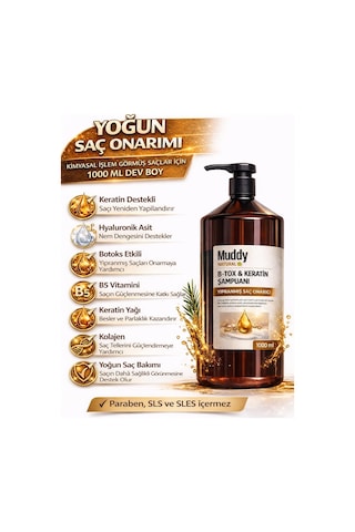 Muddy B-Tox & Keratin Shampoo 1 L