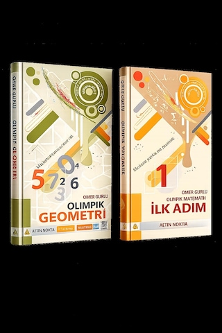 Altın Nokta Yayınları Olimpik Geometri Ve Olimpik Matematik İlk Adım- Matematik Olimpiyatlarına Hazırlık Seti 2 Kitap