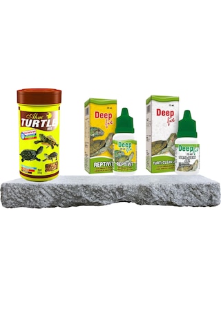 Purecanpati Kaplumbağa Yem Ve Bakım Seti Vitamin,kabuk Koruyucu