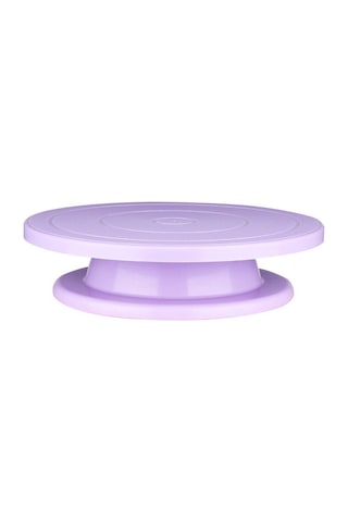 Mor Dıy Kek Pikap Pişirme Silikon Kalıp Kek Plaka Dönen Yuvarlak Kek Dekorasyon Araçları Döner Masa Pasta Malzemeleri Kek Standı Mor