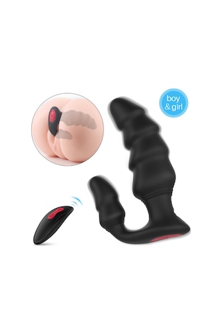 Red Fox S-hande Dragon-rct Kumandalı 9 Fonksiyonlu Titreşimli Şarjlı Double Vibratör