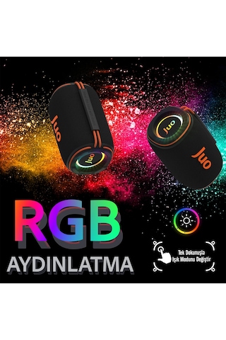Juo Soundpeak Flex 10w Rgb Bluetooth Hoparlör Kablosuz Taşınabilir Speaker