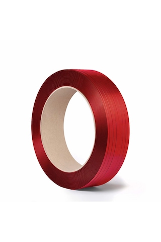 Teknopak 12 Mm X 0,70 Mm 1750 Metre Kırmızı Polyester Çember Şeri