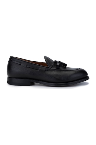 Franceschetti Erkek Hakiki Deri Siyah Loafer Ayakkabı 981 2366001 Erk Ayk Sk24-25 Nero Siyah