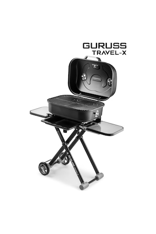 Guruss Travel-x Taşınabilir Mangal Siyah Model:grs40