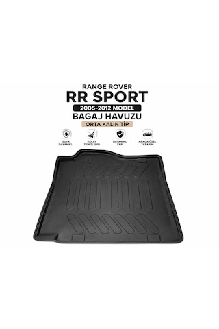 Range Rover Rr Sport 2005-2012 Model Bagaj Havuzu Orta Kalın Tip