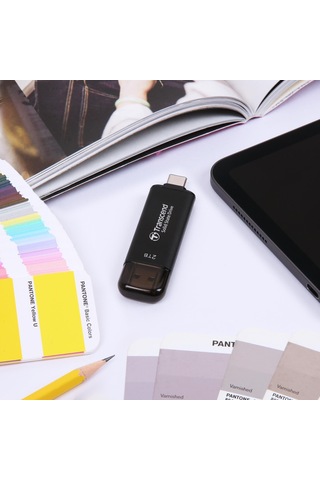 Transcend TS2TESD310C 2 TB External SSD ESD310C USB 10Gbps  Type C/A Taşınabilir Disk