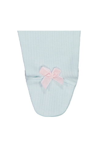 Civil Baby Balerin Nakışlı 1-9 Ay Tulum - Bebe Mavi Bebe Mavi