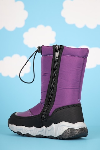 Vojo Lina Kaymaz Taban Fermuarlı Çocuk Kar Botu Çizme 267800001296 12 Mor