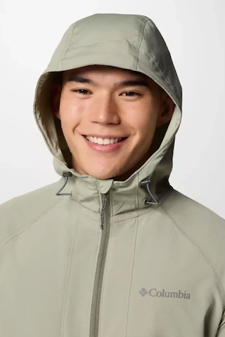 Columbia Erkek Wo9423 Tall Heıghts Iı Hooded Softshell Safari Softshell Wo9423-348 Yeşil