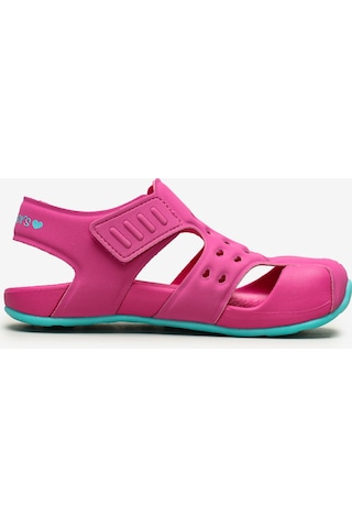 Skechers Side Wave-heart Bliss Büyük Kız Çocuk Pembe Sandalet 86624l Hpaq Pembe