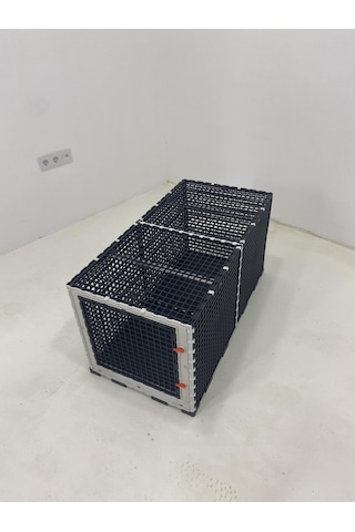Leganest Kedi Köpek Tavşan Gineping Altı Üstü Kapalı Korumalık 120 x 60 x 60 CM Antrasit - Gri