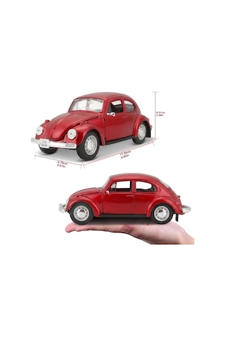 Maisto Lisanslı Volkswagen Beetle model araba 1:24 Die Cast Metal Kapıları Açılan Oyuncak Araba