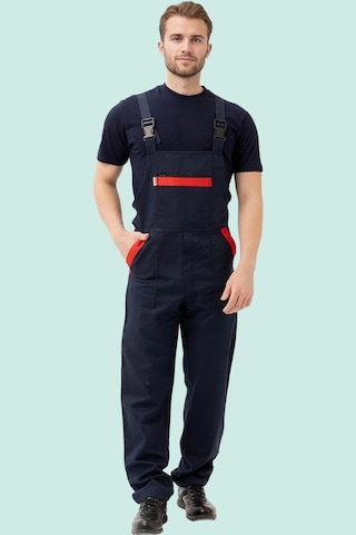 İş Güvenliği Tulumu Koyu Detaylı Gabardin Nandina Bahçıvan Tulum Konforlu Şık Kıyafeti