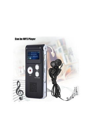 Samdoo Sk-012 8gb Metal Ses Kaydedici: Ses Kontrollü, Telefon Konuşması Kaydı, 576 Saat Kayıt Süresi, Mp3 Çalar, Kolay Kullanım