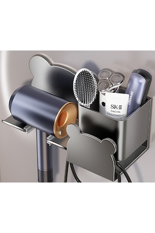 Wondernest Saç Kurutma Makinesi Rafı, Lichen Kurutma Makinesi Gt Gri